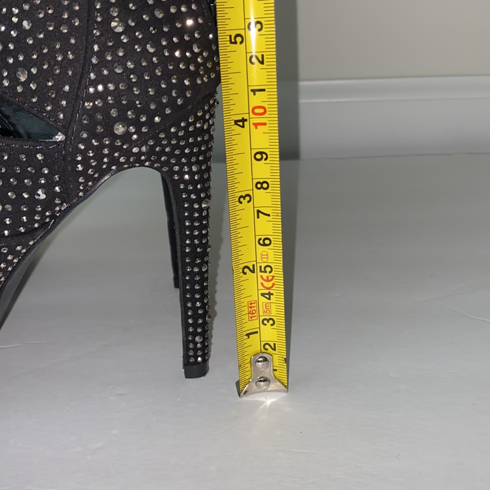 Madden Girl Rhinestone Lace-up Heels- Size 7.5 - Picture 6 of 7